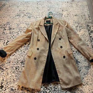 Bershka blazer checkered